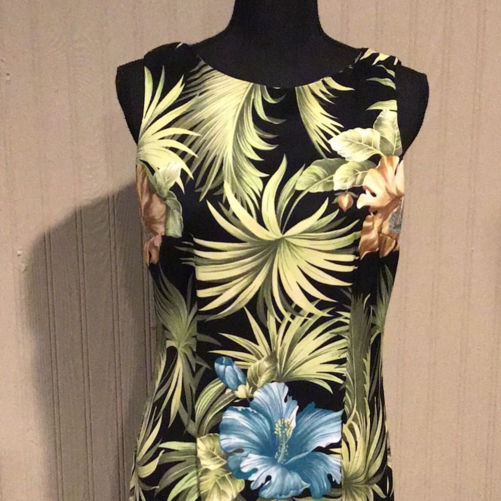 Dress barn Sleeveless Print Dress